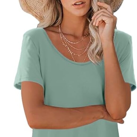 Womens Summer Casual Romper Short Sleeve Crewneck Shorts Overalls Jumpsuit